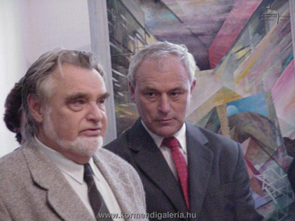 Gyurkovics Tibor költő és Bakonyi Árpád