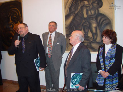 Bereczky Lóránd, a Magyar Nemzeti Galéria főigazgatója megnyitja a kiállítást