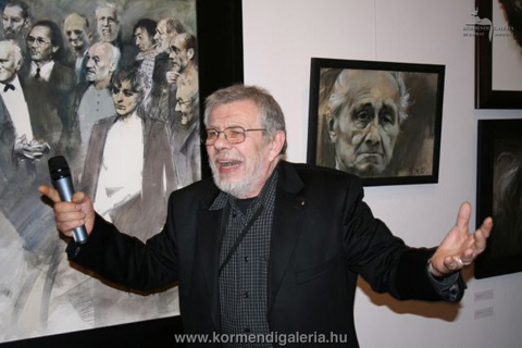 Haraszty István szobrászművész megnyitja a kiállítást