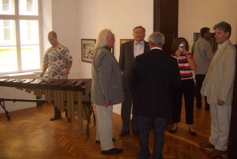 Ezüst György és Ezüst Gy. Zoltán soproni kiállításának megnyitója